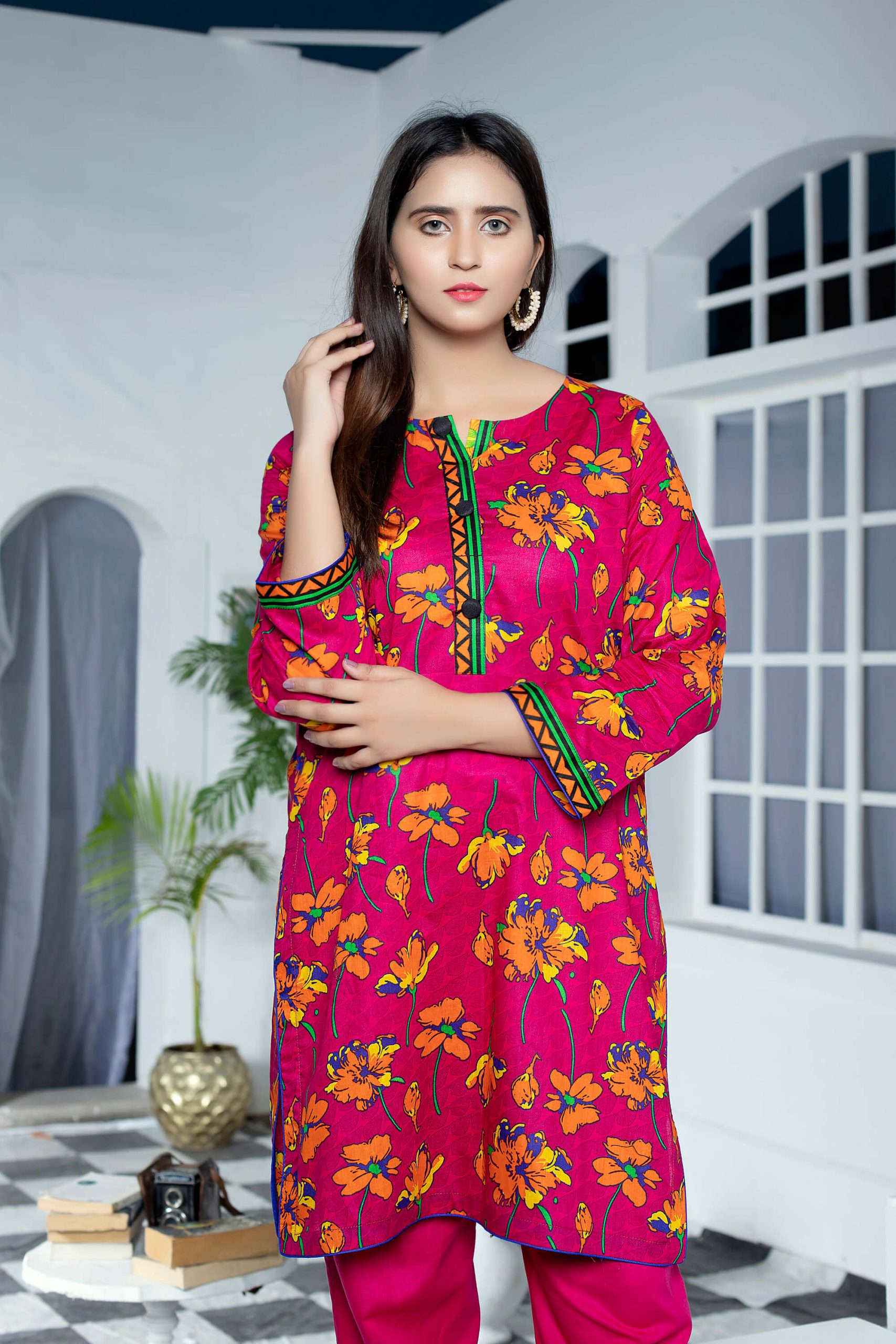 Floral Print Lawn Collection - Garden Fresh