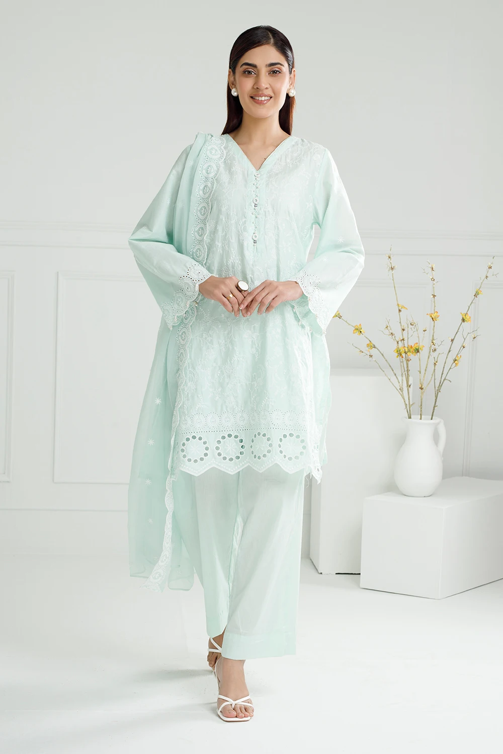 Pastel Lawn Collection - Mint Green